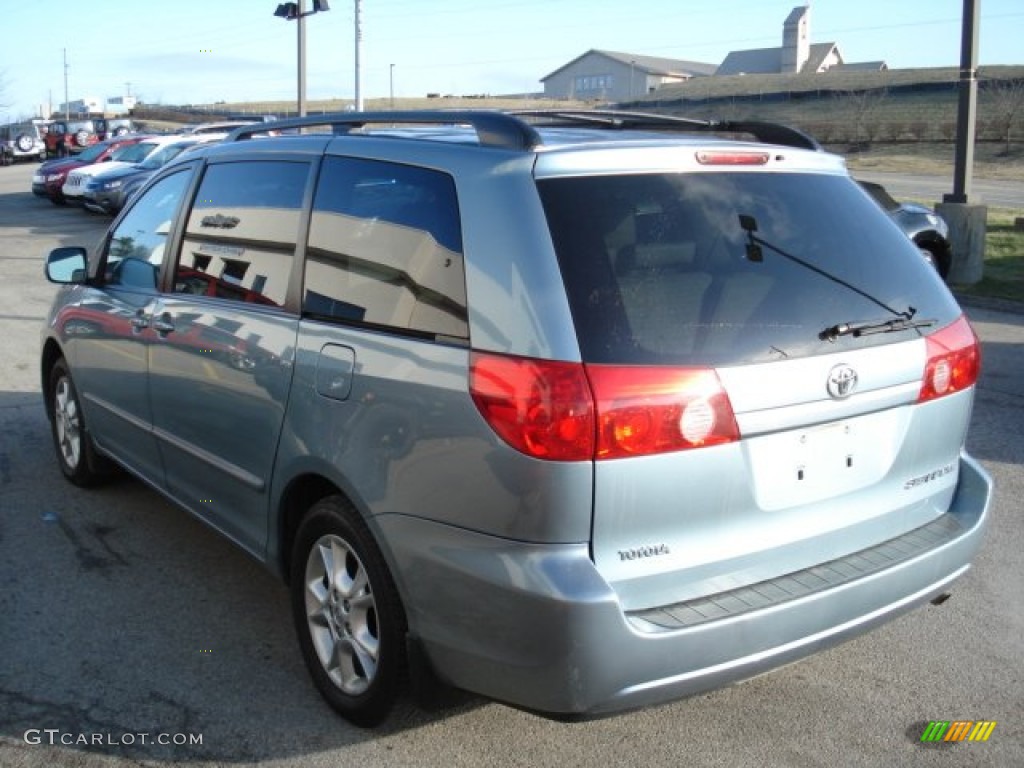 2006 Sienna XLE - Blue Mirage Metallic / Stone Gray photo #6