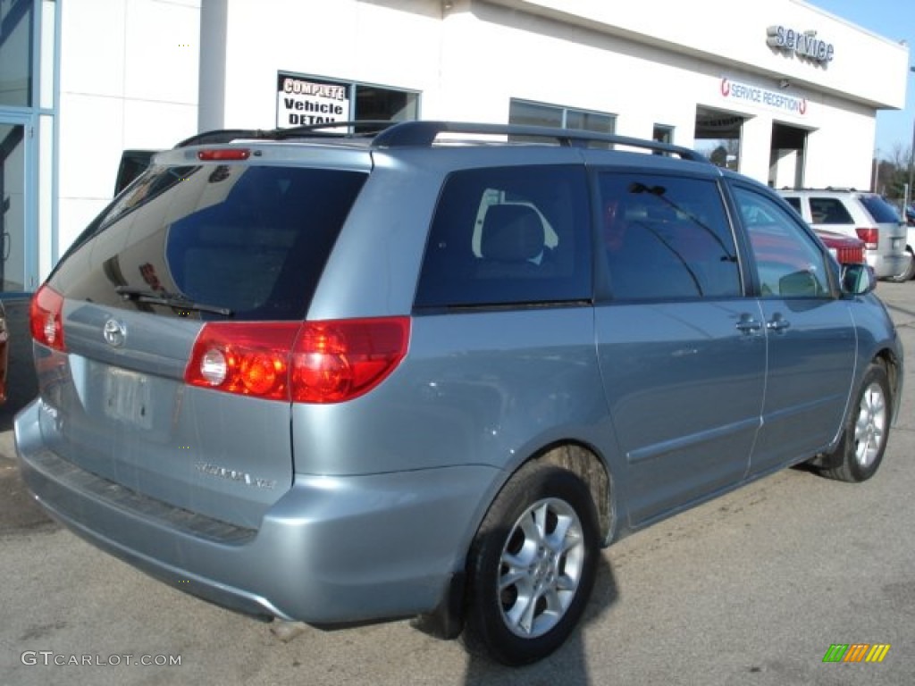 2006 Sienna XLE - Blue Mirage Metallic / Stone Gray photo #8