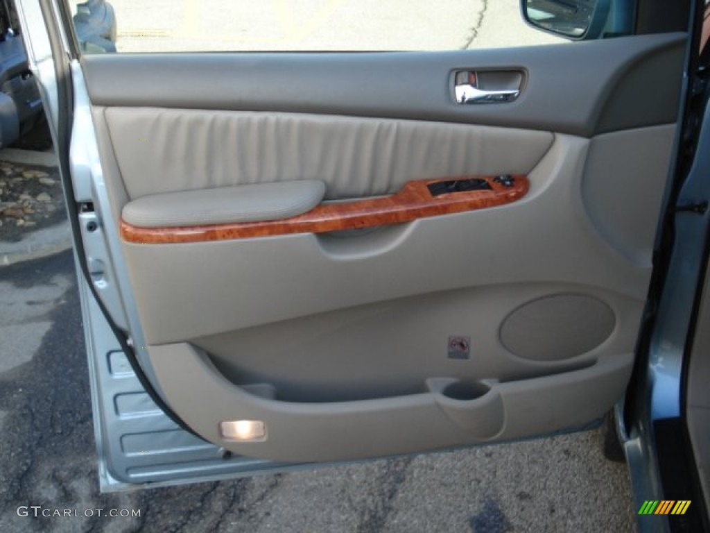 2006 Sienna XLE - Blue Mirage Metallic / Stone Gray photo #15