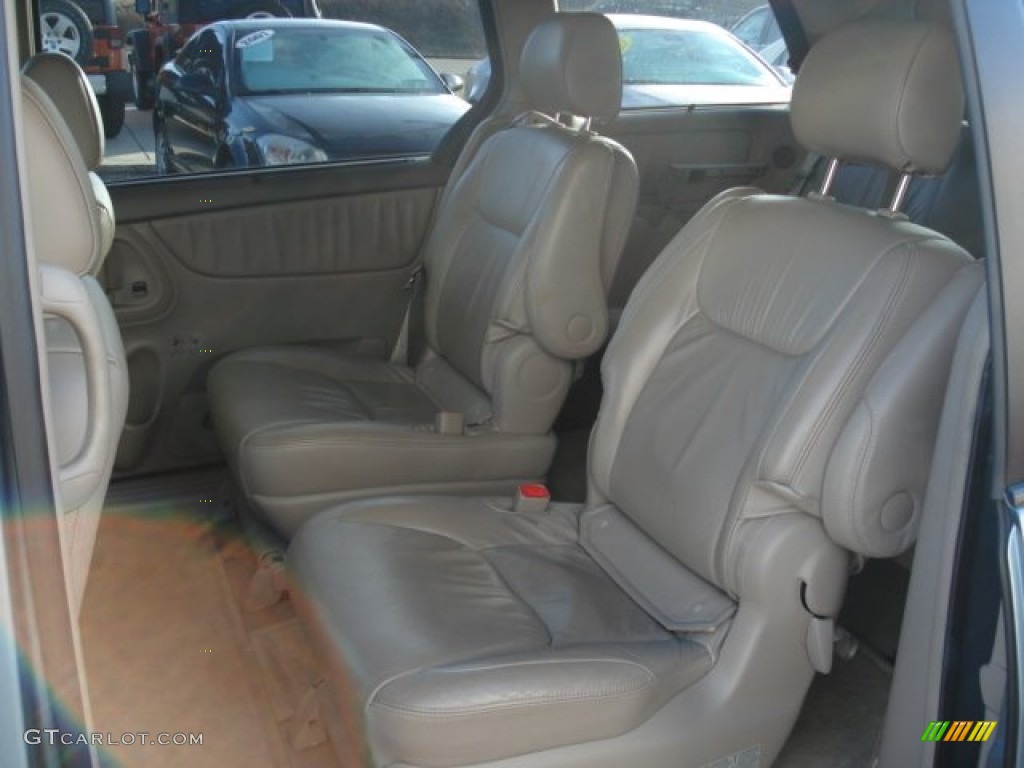 2006 Sienna XLE - Blue Mirage Metallic / Stone Gray photo #16