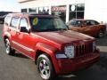 2008 Inferno Red Crystal Pearl Jeep Liberty Sport 4x4  photo #2