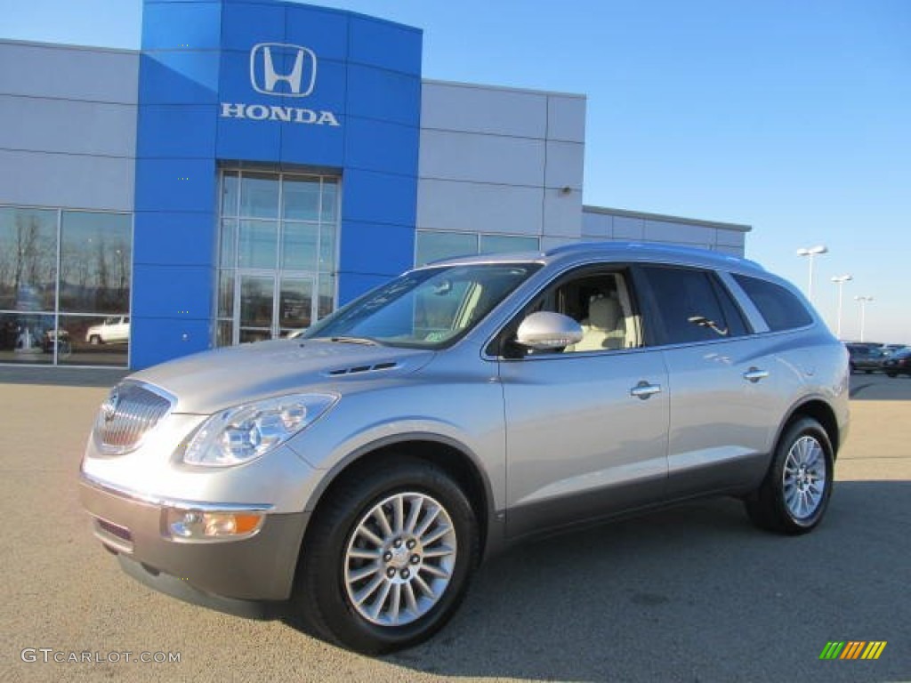 2008 Enclave CXL AWD - Platinum Metallic / Cashmere/Cocoa photo #1