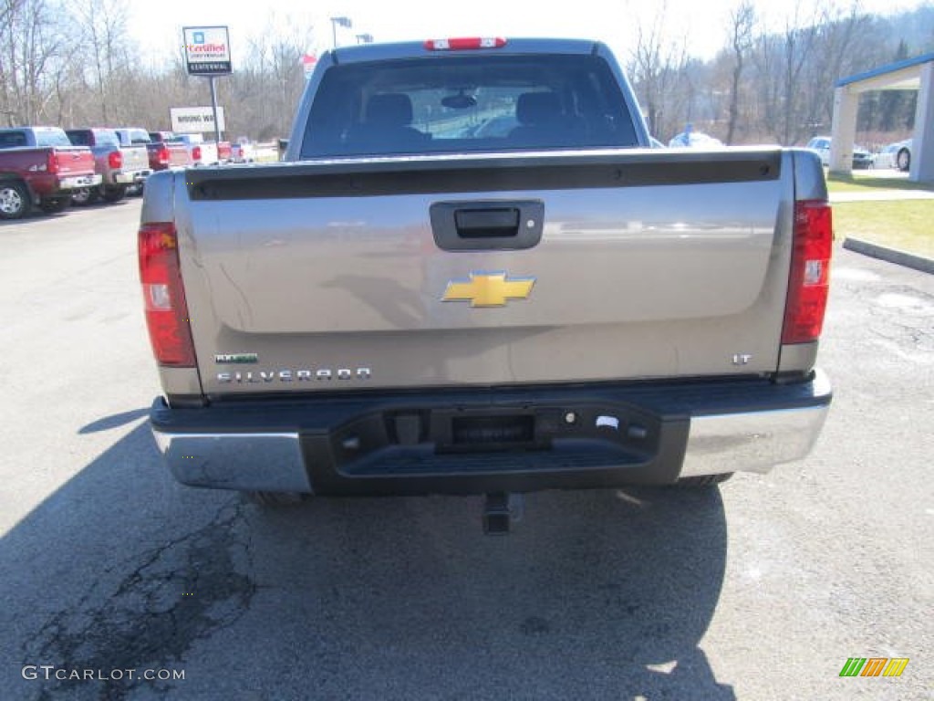 2012 Silverado 1500 LT Crew Cab 4x4 - Mocha Steel Metallic / Ebony photo #3