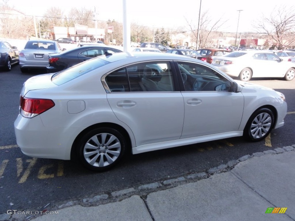 2011 Legacy 3.6R Limited - Satin White Pearl / Warm Ivory photo #8