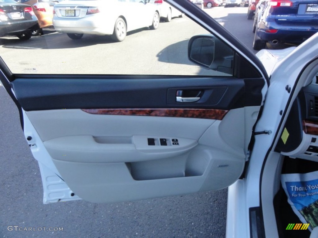 2011 Subaru Legacy 3.6R Limited Warm Ivory Door Panel Photo #60588625