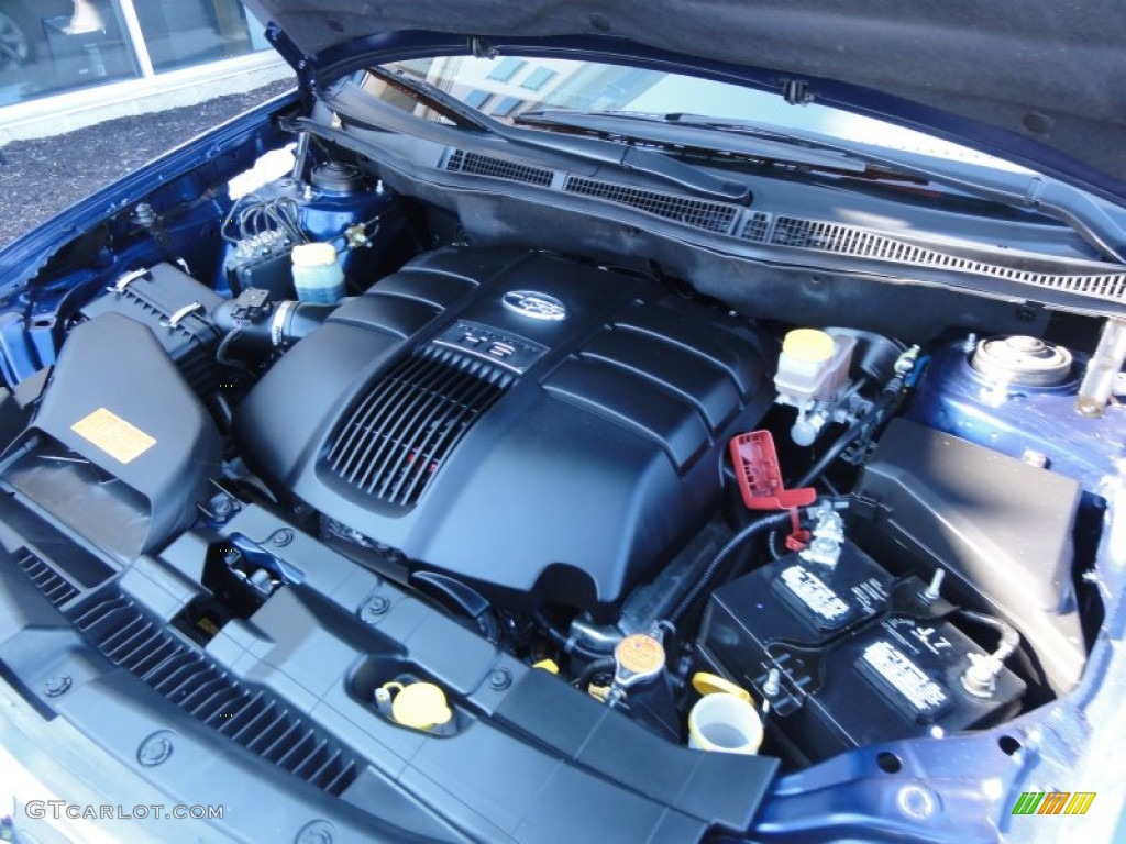 2011 Tribeca 3.6R Touring - Azurite Blue Pearl / Desert Beige photo #30