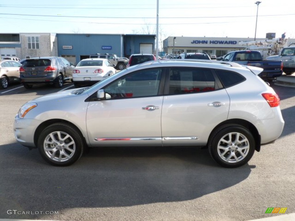 2011 Rogue SL AWD - Silver Ice Metallic / Black photo #8