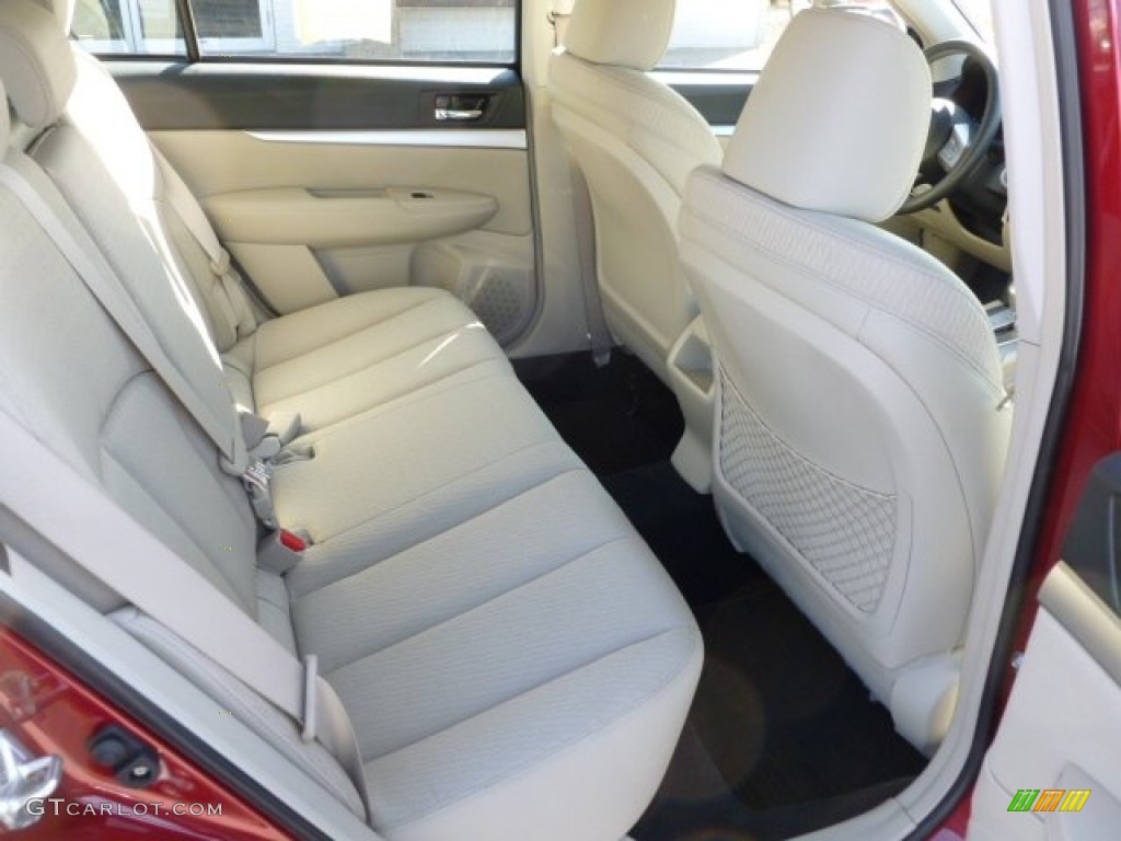 2011 Outback 2.5i Wagon - Ruby Red Pearl / Warm Ivory photo #5
