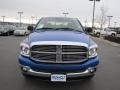 2008 Electric Blue Pearl Dodge Ram 1500 Big Horn Edition Quad Cab 4x4  photo #2