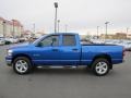 2008 Electric Blue Pearl Dodge Ram 1500 Big Horn Edition Quad Cab 4x4  photo #4
