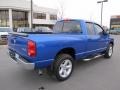 2008 Electric Blue Pearl Dodge Ram 1500 Big Horn Edition Quad Cab 4x4  photo #7