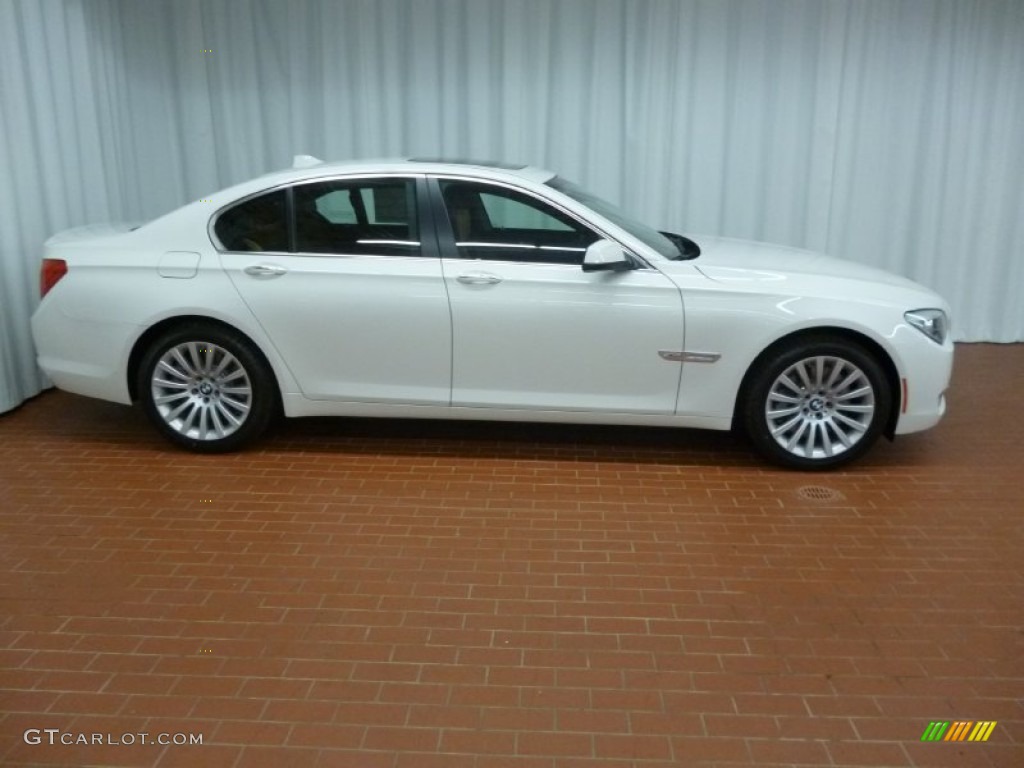 2012 7 Series 750i xDrive Sedan - Alpine White / Saddle/Black photo #3