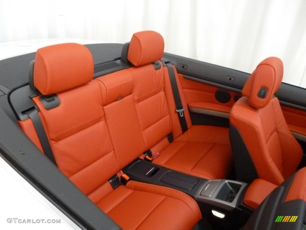 Coral Red/Black Interior 2012 BMW 3 Series 335i Convertible Photo #60592368