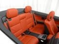 Coral Red/Black Rear Seat Photo for 2012 BMW 3 Series #60592368