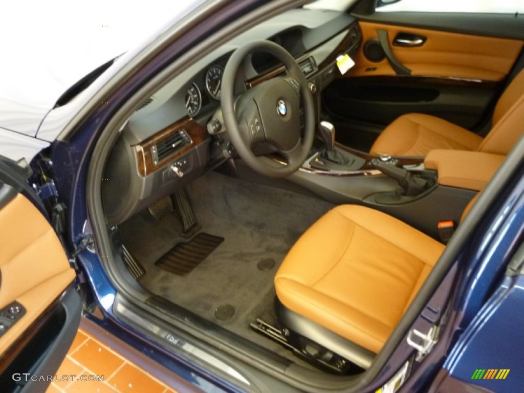 2011 3 Series 328i xDrive Sedan - Deep Sea Blue Metallic / Saddle Brown Dakota Leather photo #8