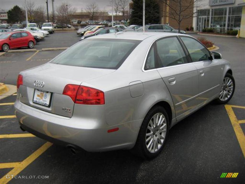 2006 A4 2.0T quattro Sedan - Light Silver Metallic / Ebony photo #4