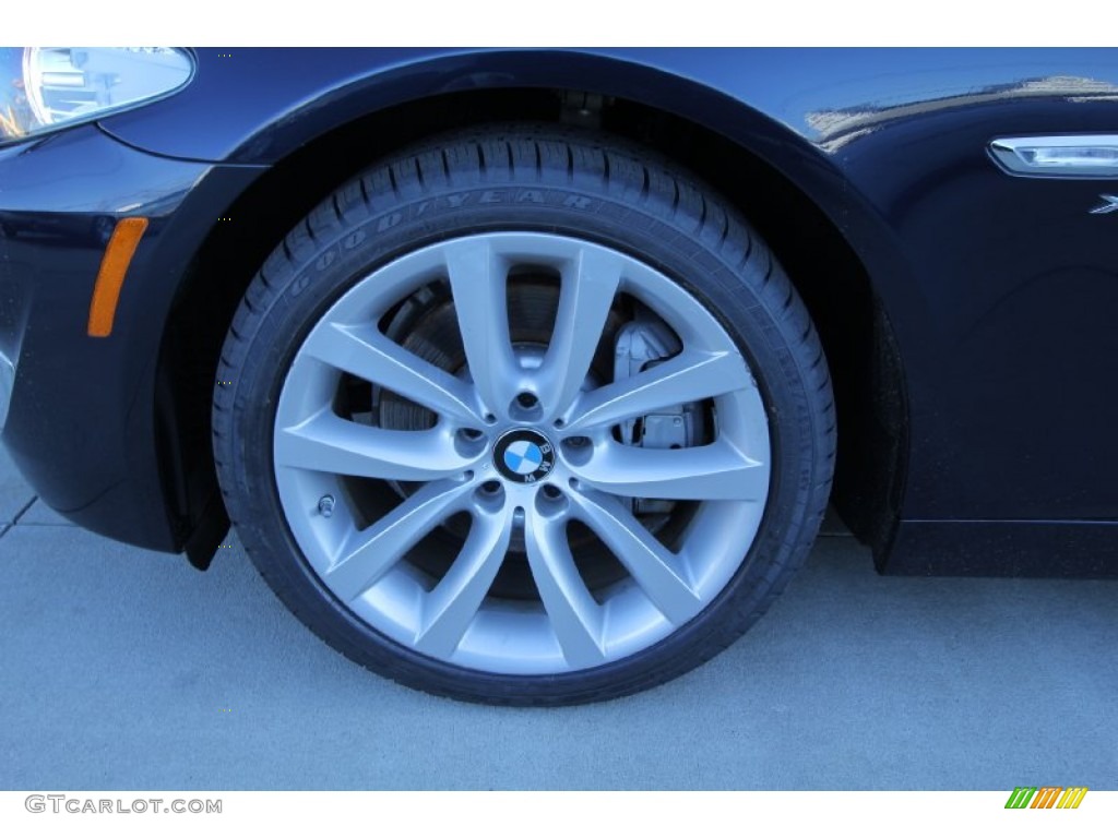 2011 5 Series 535i xDrive Sedan - Imperial Blue Metallic / Oyster/Black photo #8