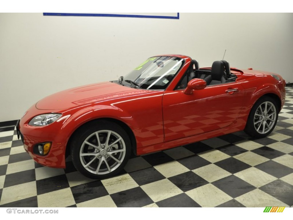 2010 MX-5 Miata Touring Hard Top Roadster - True Red / Black photo #1