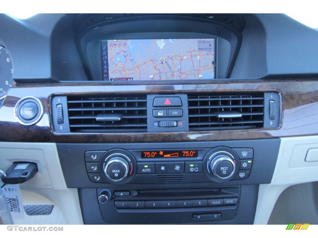 2009 3 Series 335xi Coupe - Atlantic Blue Metallic / Cream Beige Dakota Leather photo #13