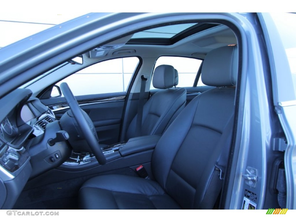2011 5 Series 535i xDrive Sedan - Space Gray Metallic / Black photo #10