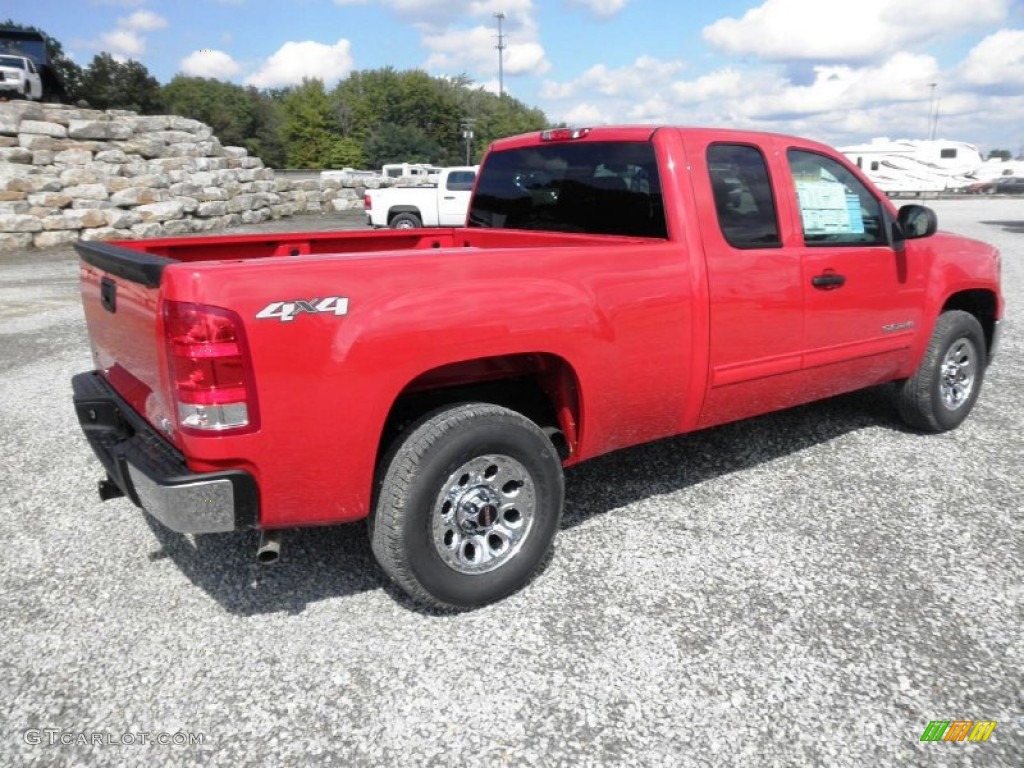 2012 Sierra 1500 SL Extended Cab 4x4 - Fire Red / Dark Titanium photo #19