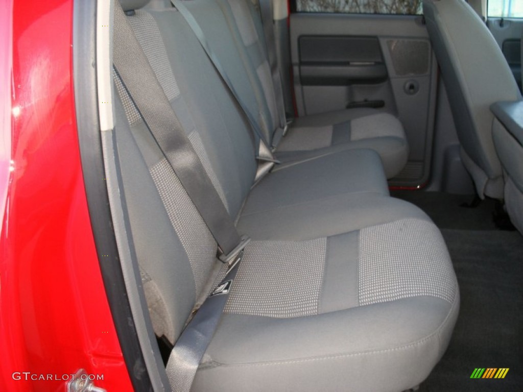 2007 Ram 3500 SLT Quad Cab 4x4 Dually - Flame Red / Medium Slate Gray photo #23