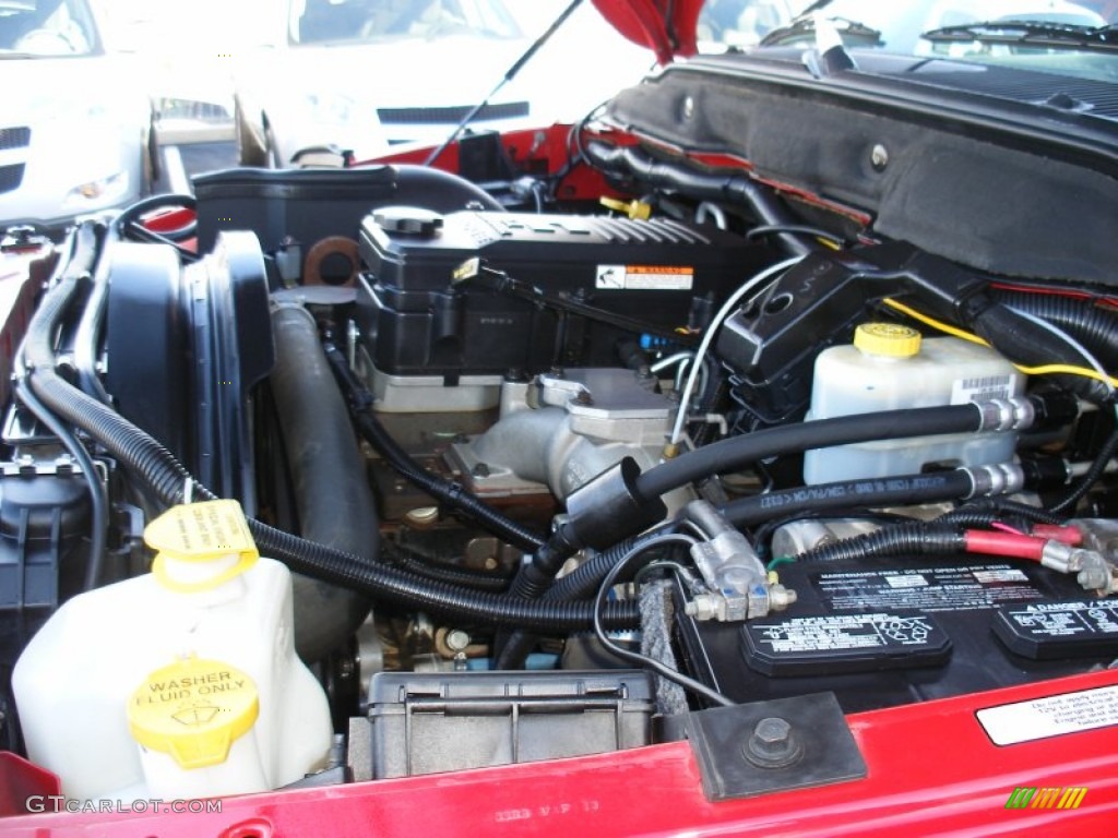 2007 Ram 3500 SLT Quad Cab 4x4 Dually - Flame Red / Medium Slate Gray photo #47
