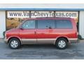 2001 Light Carmine Red Metallic Chevrolet Astro LS Passenger Van #60561714