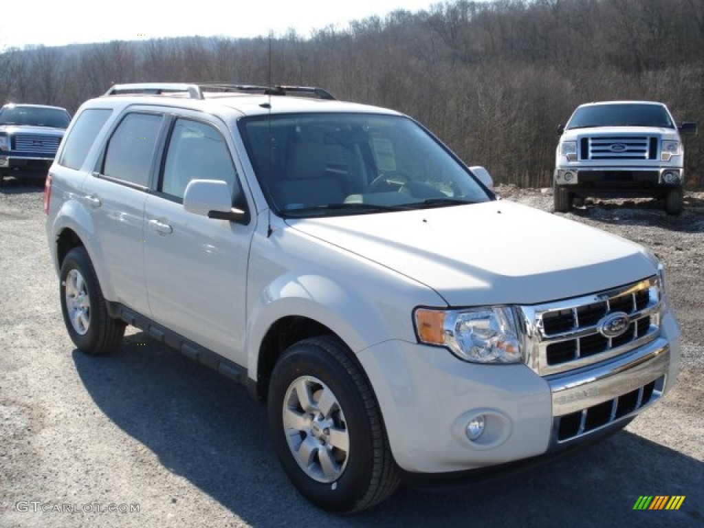 2012 Escape Limited 4WD - White Suede / Camel photo #2