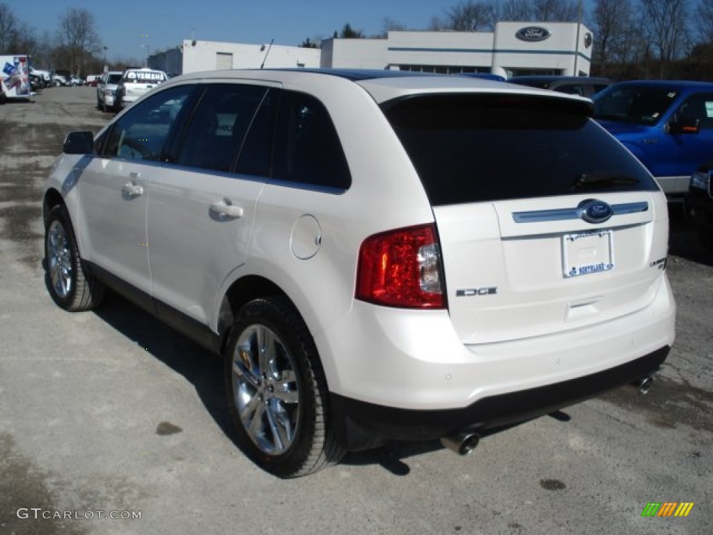 2012 Edge Limited AWD - White Platinum Metallic Tri-Coat / Sienna photo #6