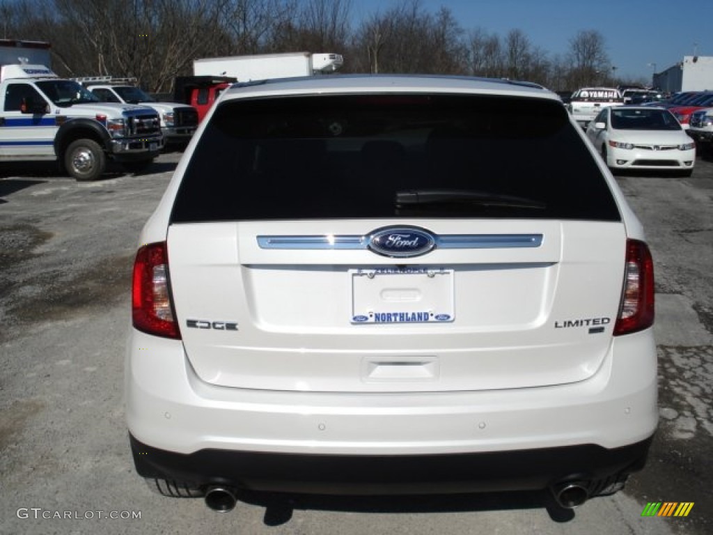 2012 Edge Limited AWD - White Platinum Metallic Tri-Coat / Sienna photo #7