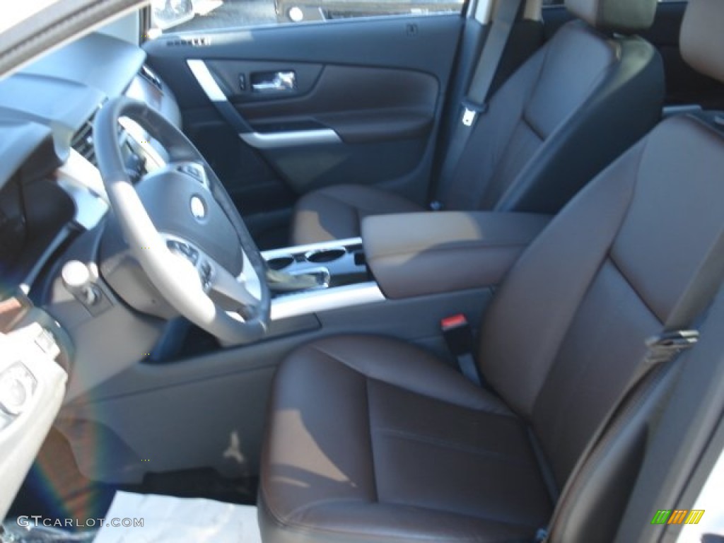 2012 Edge Limited AWD - White Platinum Metallic Tri-Coat / Sienna photo #11