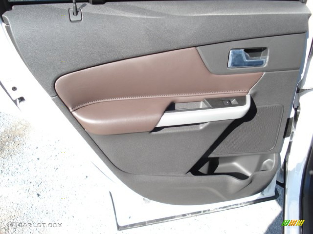 2012 Edge Limited AWD - White Platinum Metallic Tri-Coat / Sienna photo #14
