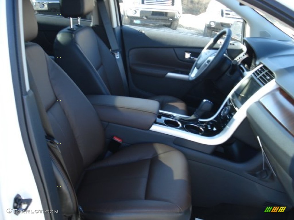 2012 Edge Limited AWD - White Platinum Metallic Tri-Coat / Sienna photo #15