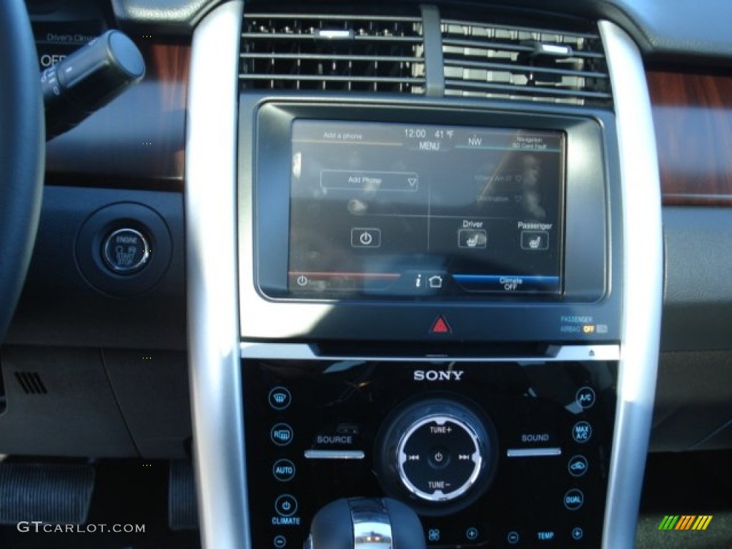 2012 Edge Limited AWD - White Platinum Metallic Tri-Coat / Sienna photo #17