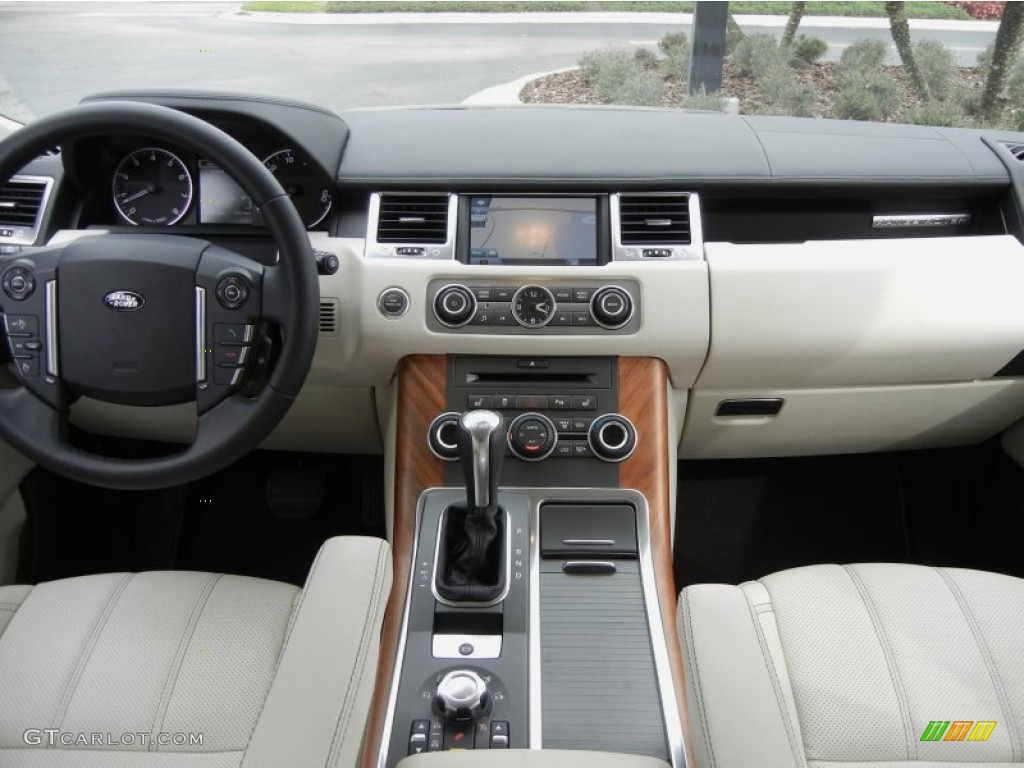 2011 Land Rover Range Rover Sport HSE LUX Almond/Nutmeg Dashboard Photo #60598548