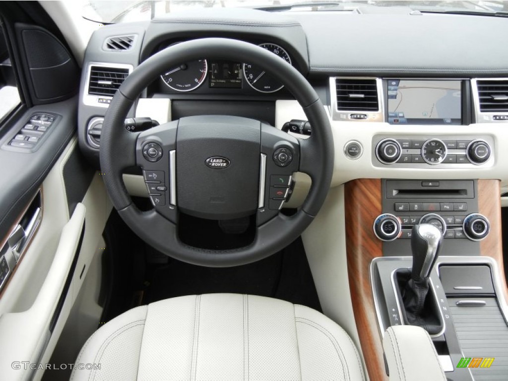 2011 Land Rover Range Rover Sport HSE LUX Almond/Nutmeg Dashboard Photo #60598558