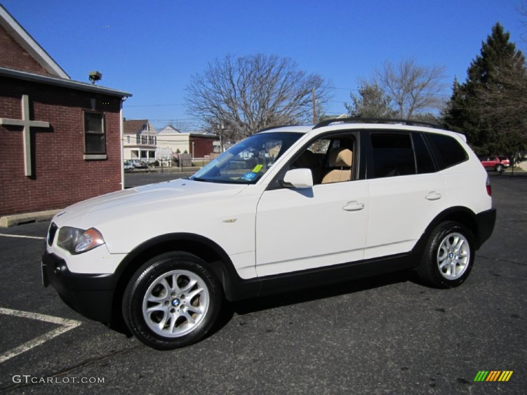 Alpine White BMW X3