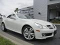 2009 Arctic White Mercedes-Benz SLK 350 Roadster  photo #4