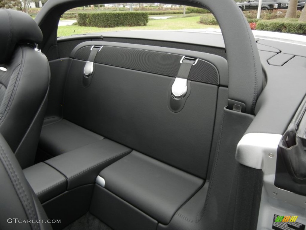 Black Interior 2009 Mercedes-Benz SL 63 AMG Roadster Photo #60599136