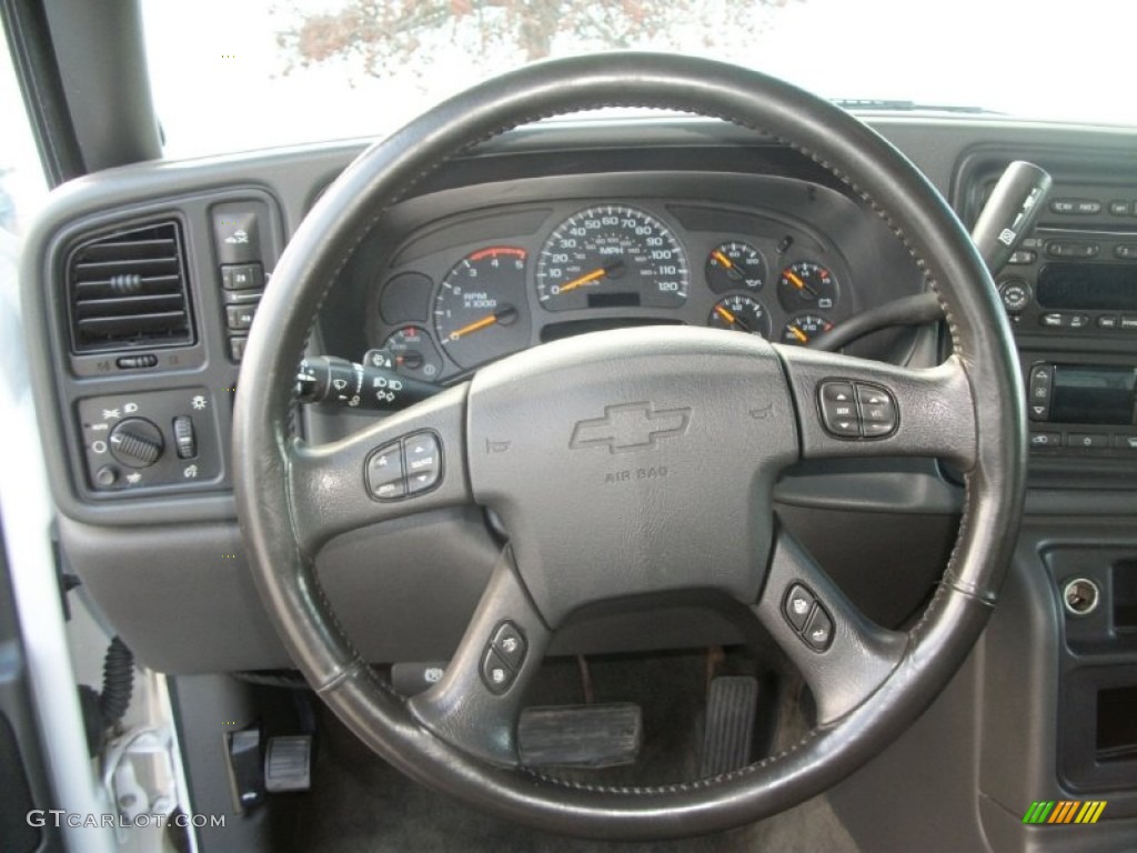 2003 Silverado 2500HD LS Crew Cab 4x4 - Summit White / Dark Charcoal photo #4