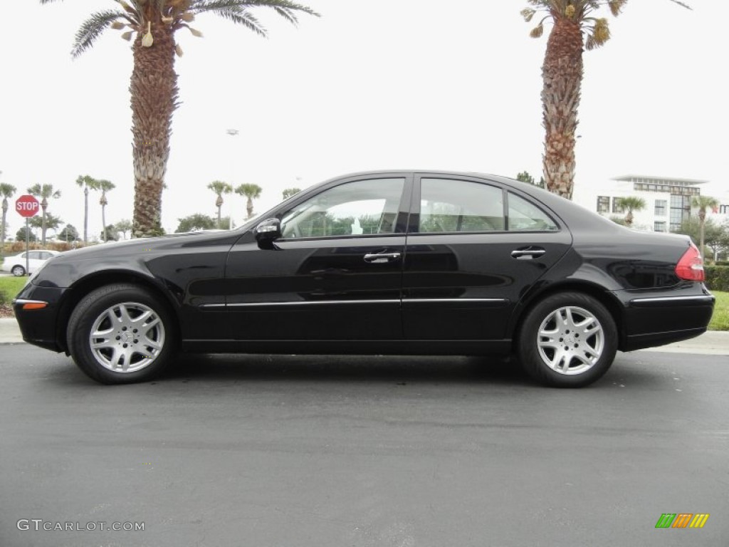 Black 2004 Mercedes-Benz E 320 Sedan Exterior Photo #60599609