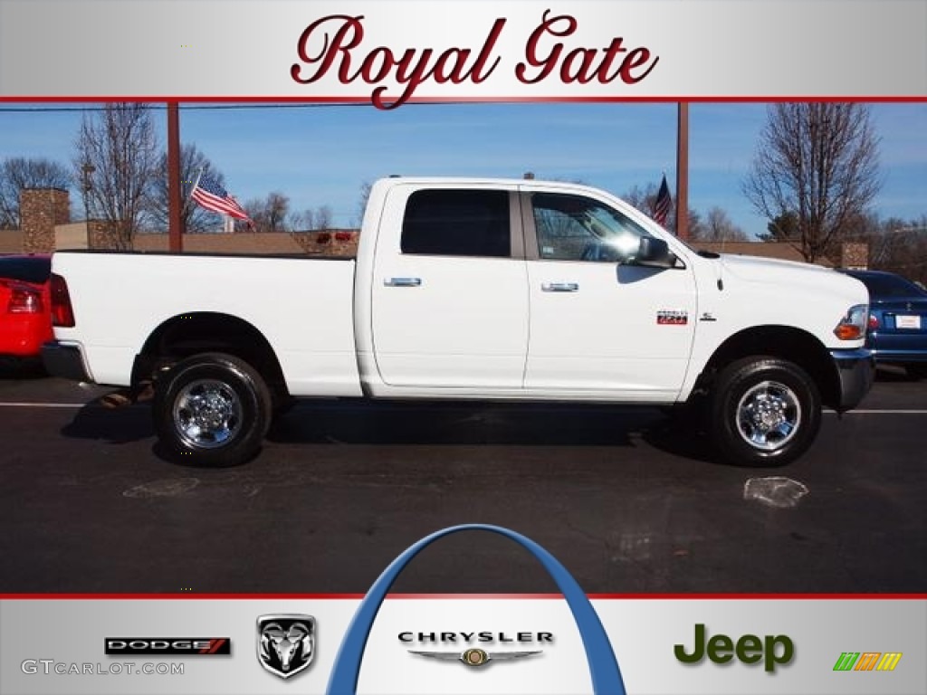 2011 Ram 2500 HD SLT Crew Cab 4x4 - Bright White / Dark Slate/Medium Graystone photo #1