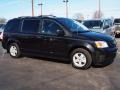 2010 Brilliant Black Crystal Pearl Dodge Grand Caravan SE Hero  photo #2