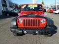 2008 Flame Red Jeep Wrangler X 4x4  photo #8