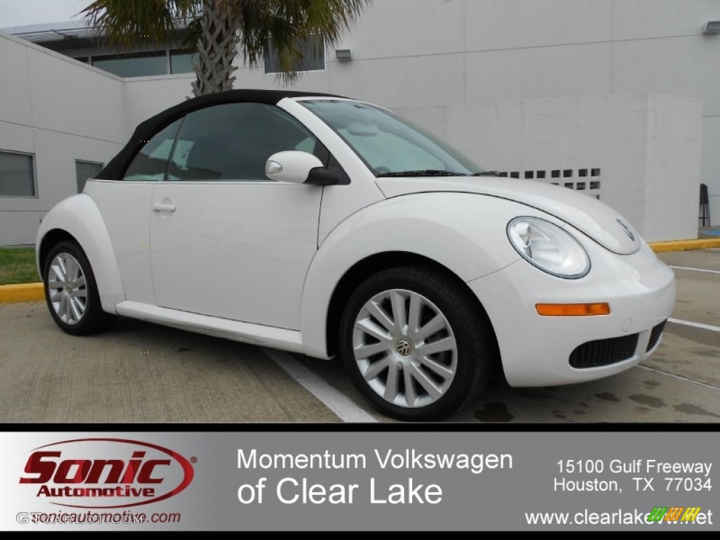 2009 New Beetle 2.5 Convertible - Candy White / Black photo #1