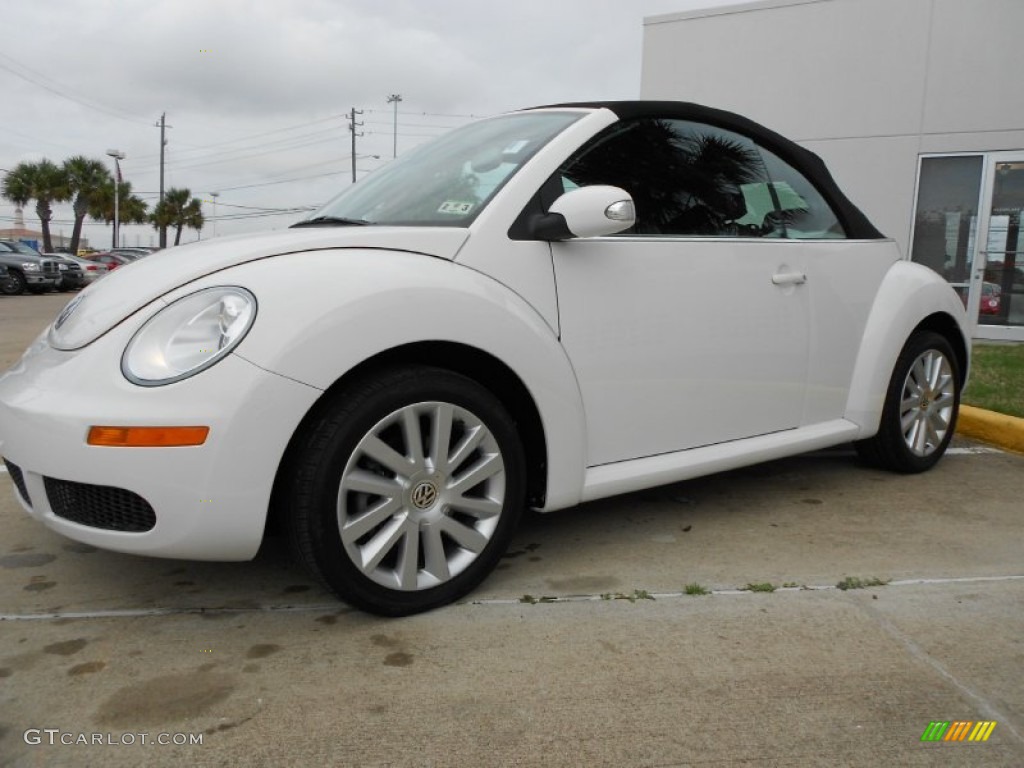 2009 New Beetle 2.5 Convertible - Candy White / Black photo #3