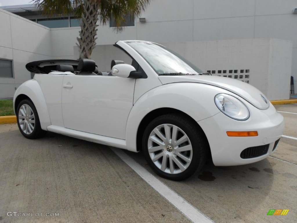 2009 New Beetle 2.5 Convertible - Candy White / Black photo #26