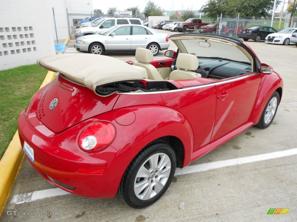 2009 New Beetle 2.5 Convertible - Salsa Red / Cream photo #29