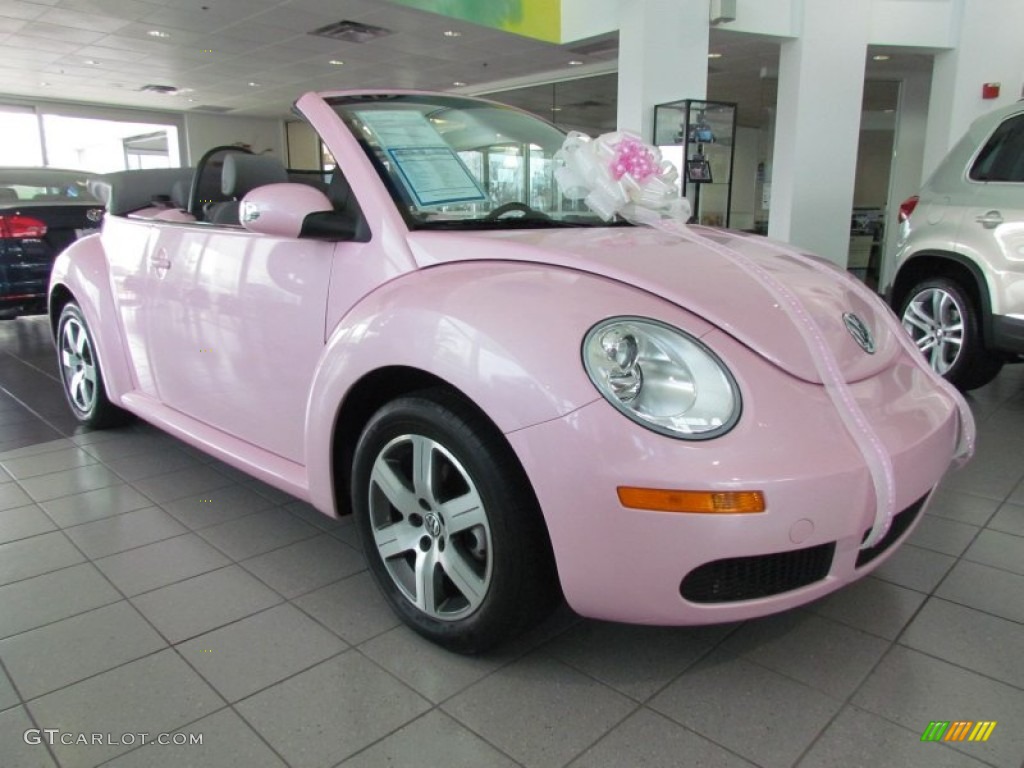 2006 New Beetle 2.5 Convertible - Custom Pink / Grey photo #6